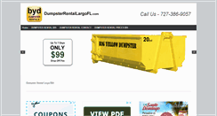 Desktop Screenshot of dumpsterrentallargofl.com